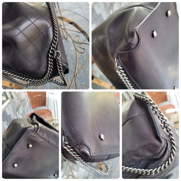 ❌SOLD❌SUPER CUTE!Chanel Bag Black Backpack Quilted Calfskin/Can use as a HandBag - Picture 13 of 16